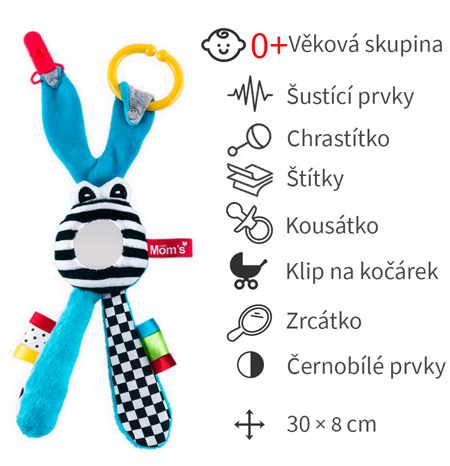 kojenecké hračky na kočárek